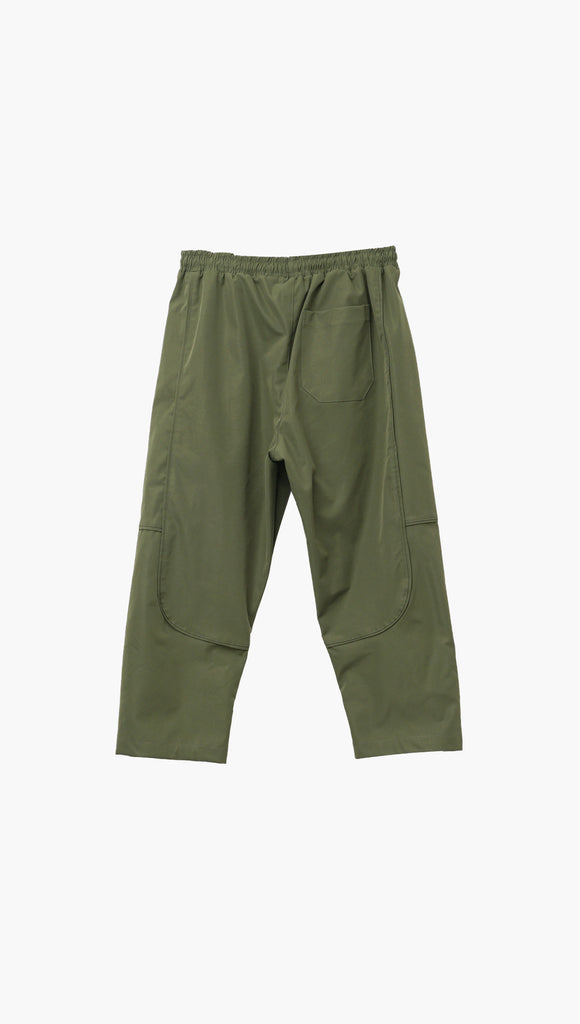 Space Wide Cut Pants Army Green
