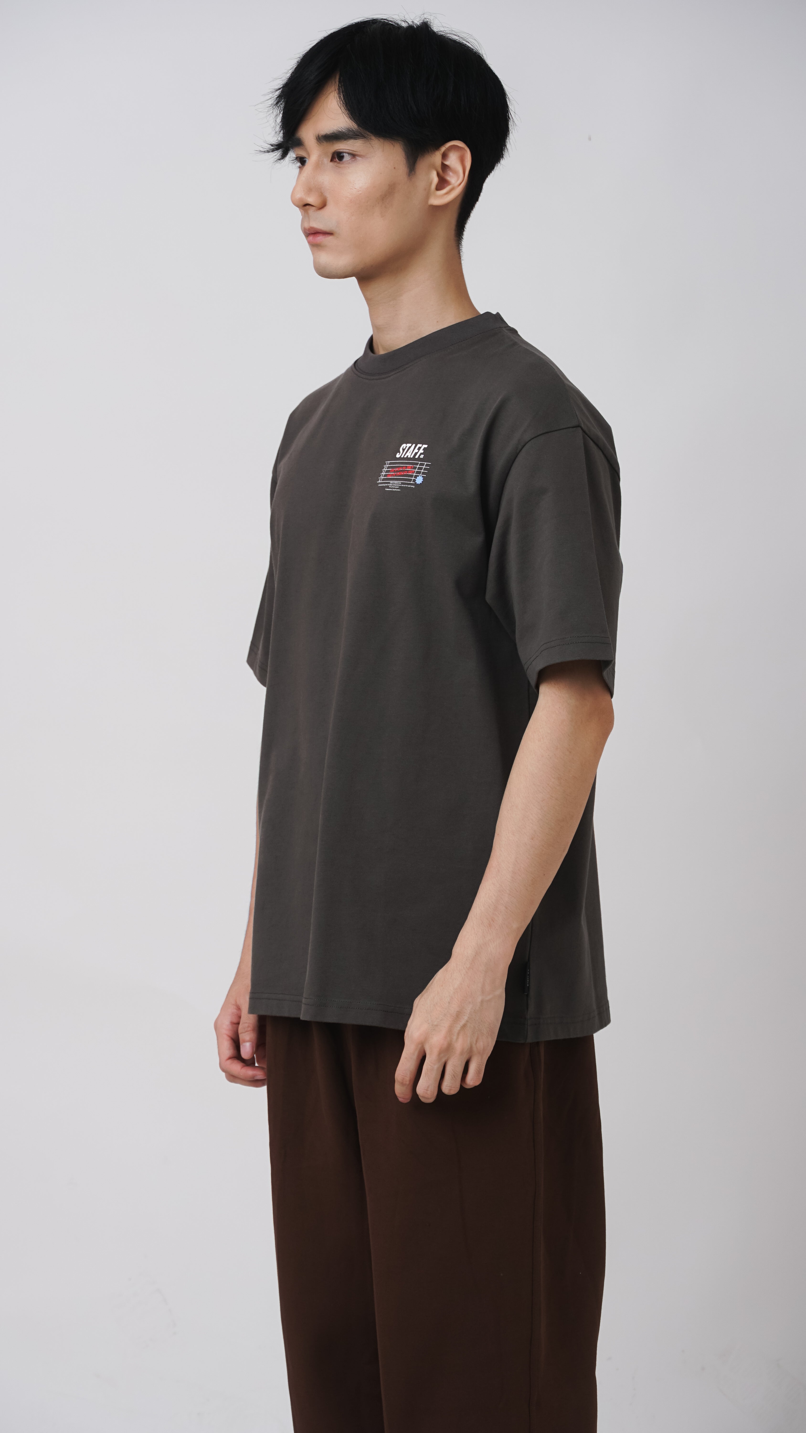 CV 'Shirt' 'HeavyJerseyx2' Dk. Brown Tee | staffco