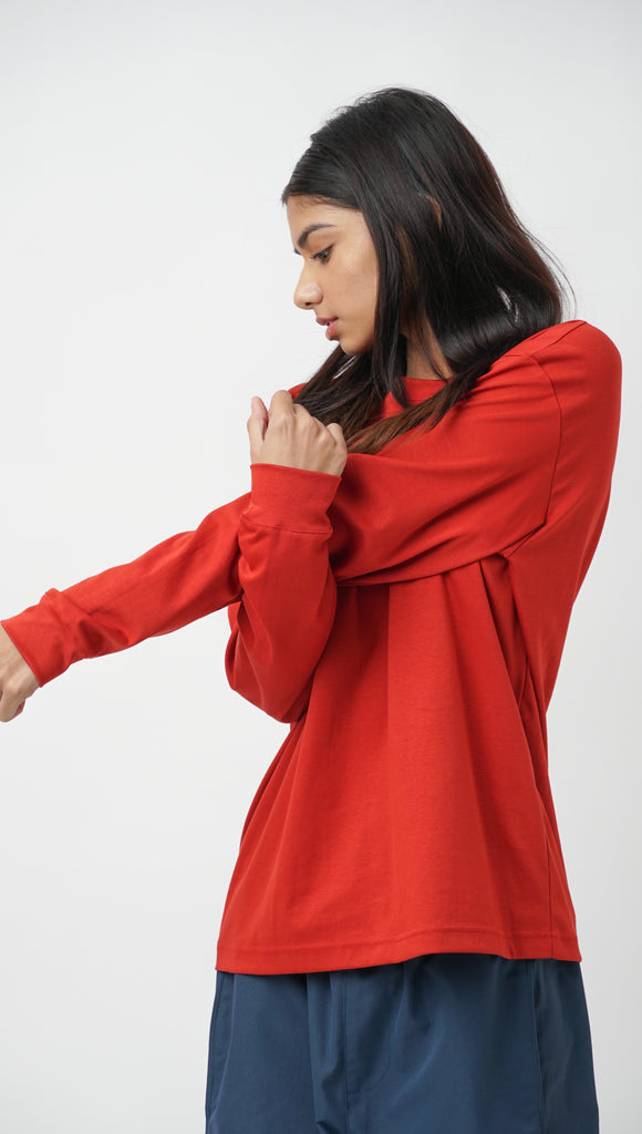 Staff Repellant Long Sleeves Red