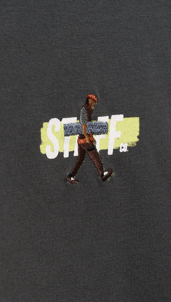 Central Midnight Grey Tee | staffco