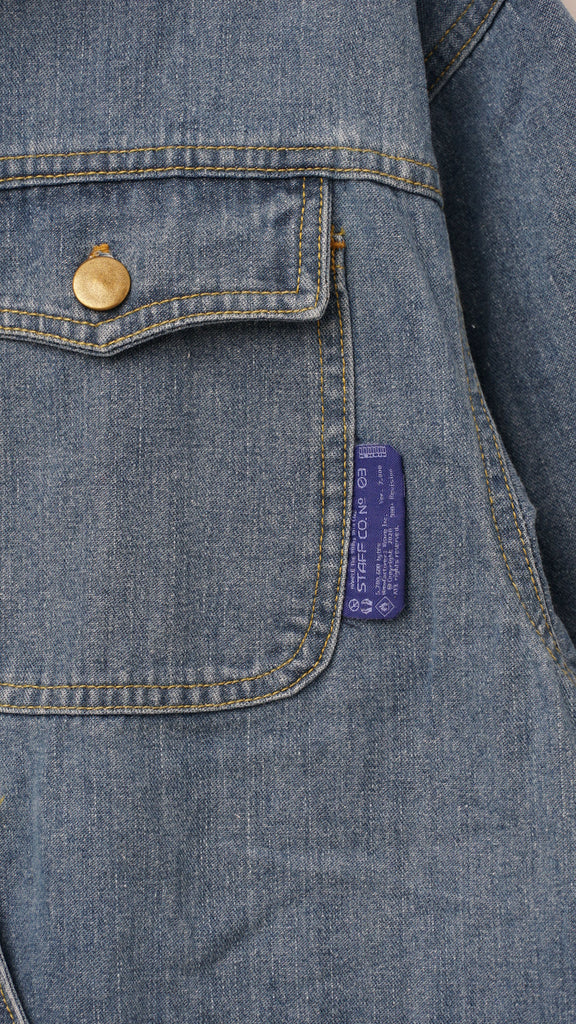 Worker's 4 Pocket Denim identity Jacket Medium Wash