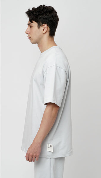Boxed Heavyweight Metallic Grey Tee | staffco